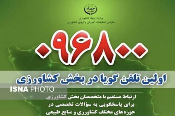 تلفن گویای کشاورزی در فارس راه اندازی شد