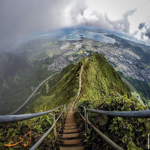 ماجراجویی خطرناک در پله های بهشت هاوایی